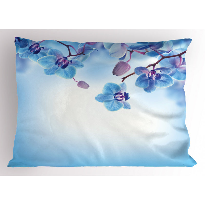 Spring Polyester Floral Sham Set, Twin