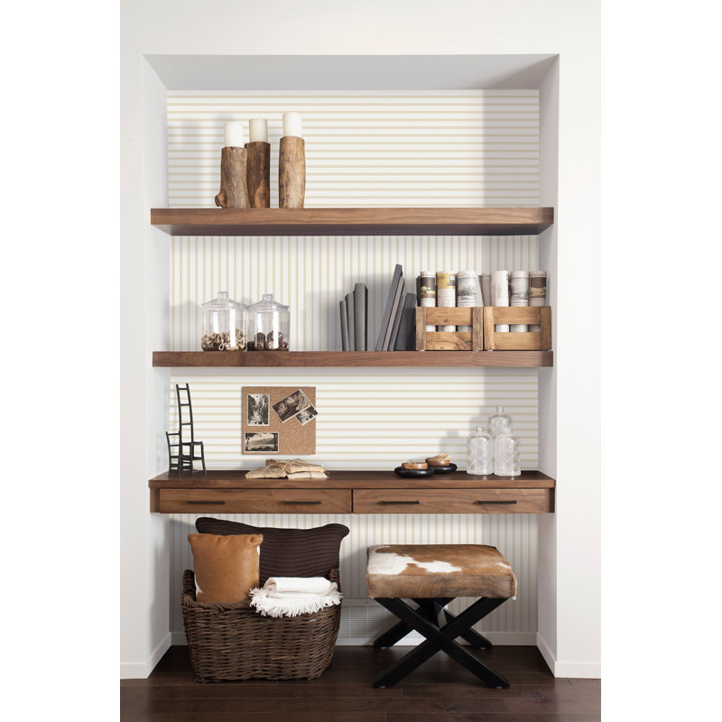 Smart 3 Stripes Breton Stripe Wallpaper Roll