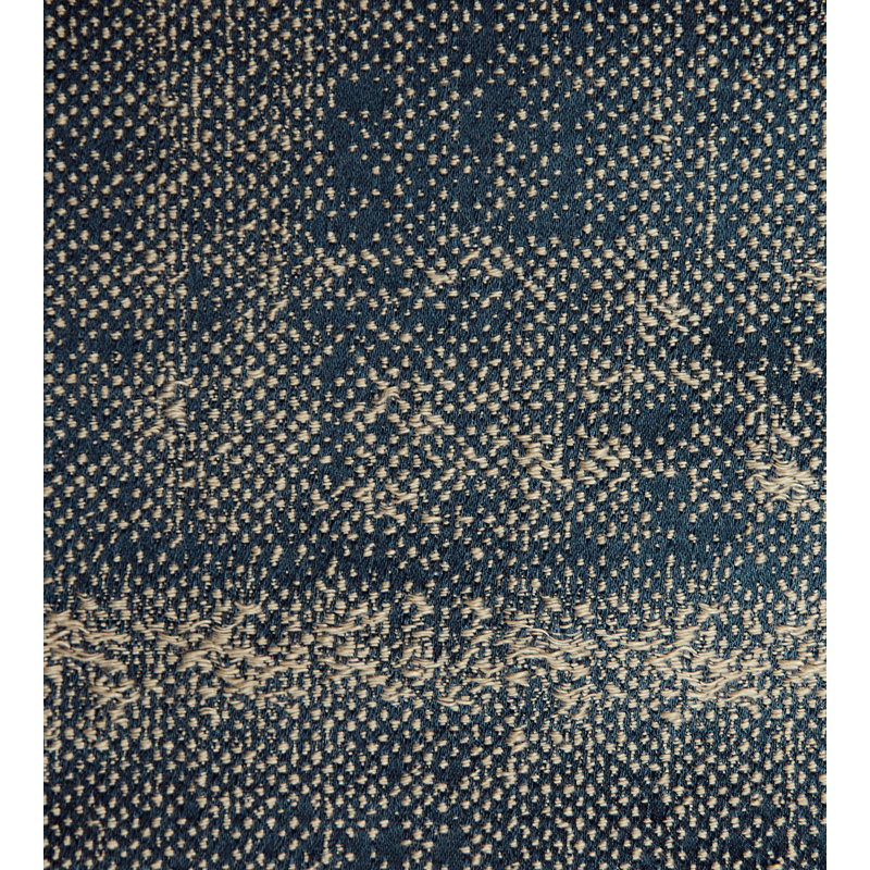Tissu mystique et chic Kim, Denim sur taupe