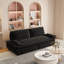 Lits en velours multifonctionnels, canapé-lit convertible au design noir moderne pour la maison