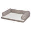 Canapé orthopédique pour chien avec traversin QuietTime Couture-27278014-27278016