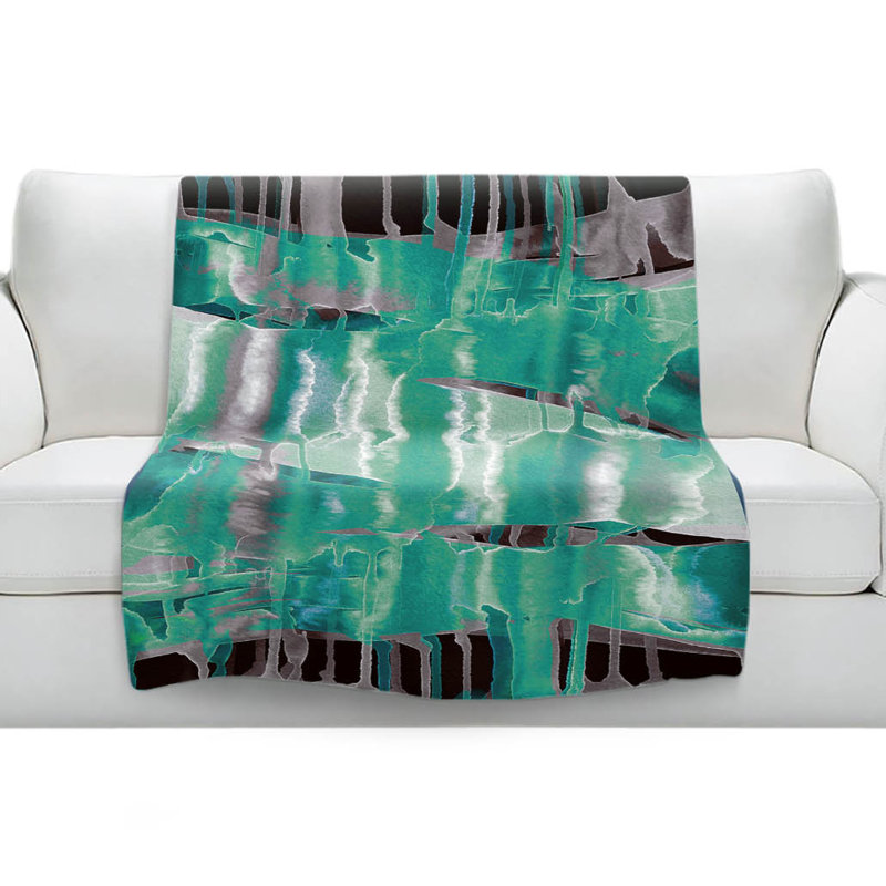 Hand Woven Throw Blanket, 68" W x 80" L