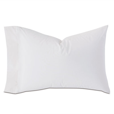 Taie d'oreiller en percale de coton de qualité égyptienne à densité de tissage 200 fils Vail