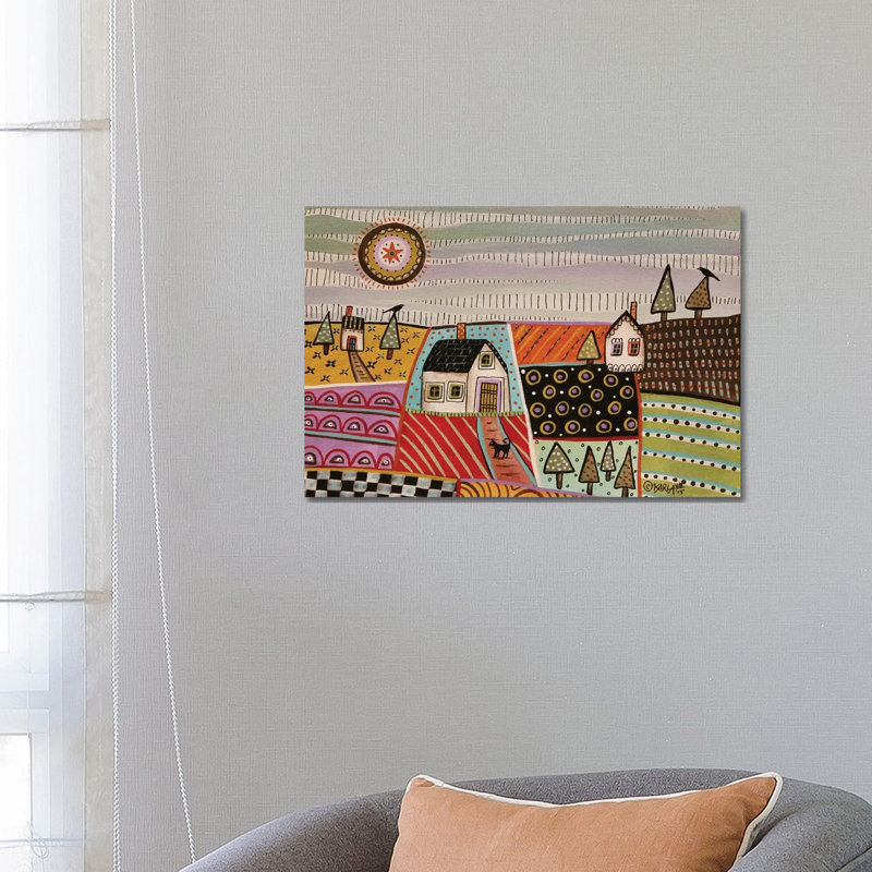 Cool Sky I 1 Piece Wrapped Canvas Painting