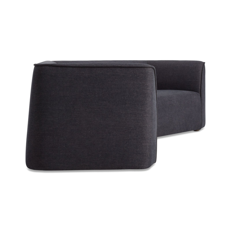 Thataway Sectional, 29" H x 126" W x 53" D, Tofte Navy Polyester Blend