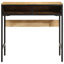 Solid Wood Top Metal Base Writing Desk