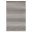 Tapis en laine noir / ivoire Renelso