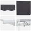 VidaXL 400cm W x 200cm D Polyester Cover Retractable Door / Window Awning