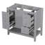 Base de meuble-lavabo simple 35,51 Mulina seulement-909682251