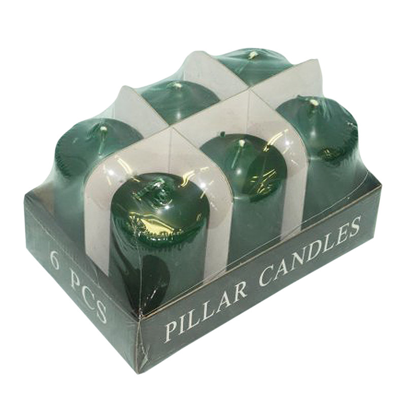 Unscented Pillar Candle, 5" H x 2.25" W x 2.25" D