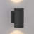 Outdoor Cylinder 4" Up and Down Wall - Anthracite