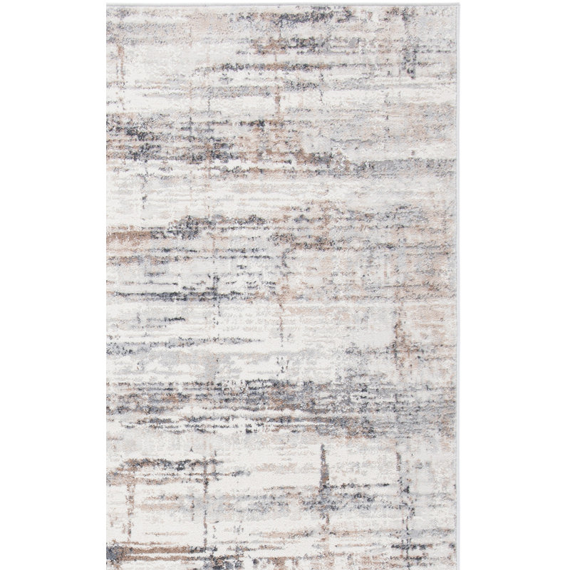 Kraemer Cotton Abstract Rug, Runner 2'3" x 12'