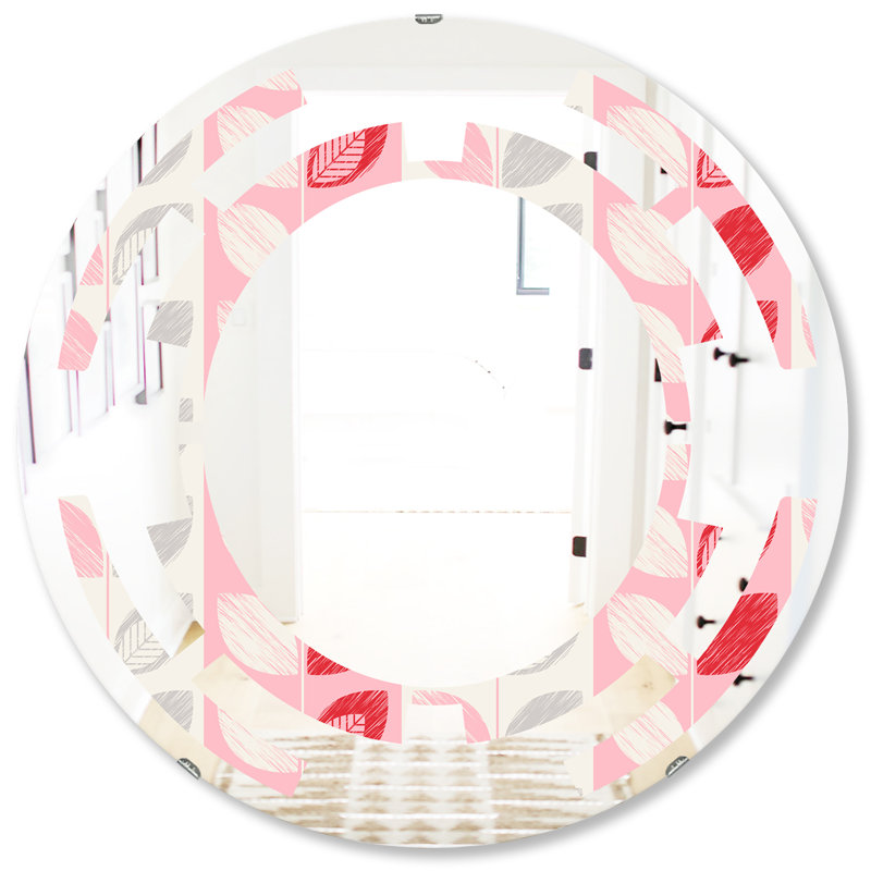 Miroir mural Botanical Design I Space, H 31,5 po x l po