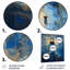Tempête bleue tour de phare I - impression d'art mural phares-257376228-257376231
