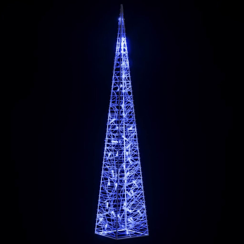 LED Twinkle Indoor / Outdoor Net Lights, 90cm H x 10cm L x 10cm D, Blue