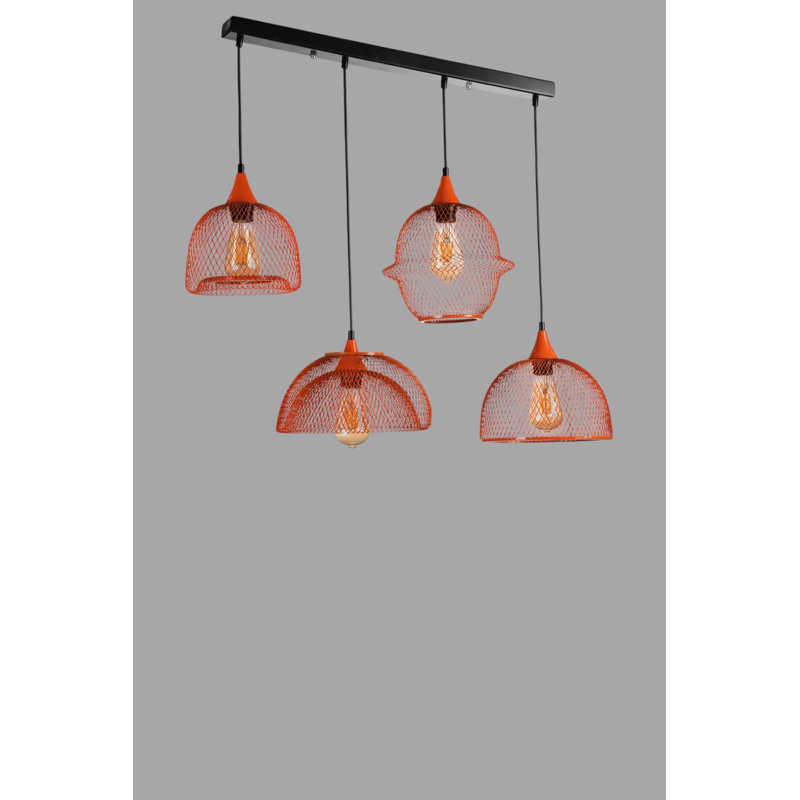 Lustre, Orange / noir