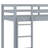 Sturdy Rubberwood Kids Loft Bed With Built-In Storage, Safety Ladder And Full Guardrails-1320298150