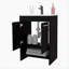 Meuble-lavabo 2 portes avec rangement ouvert-737920037