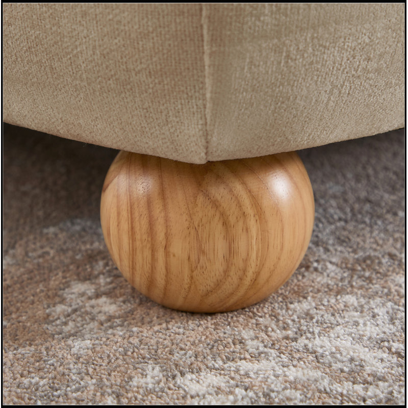 Canapé modulaire Comfy Chenille, Chenille brun clair
