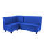Ensemble de sièges modulaires en L 3 pièces Kid Comfort - bleu-124164515