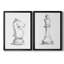 Chess Room Study I - Ensemble de 2 reproductions d'art sur toile-947961056-947961071