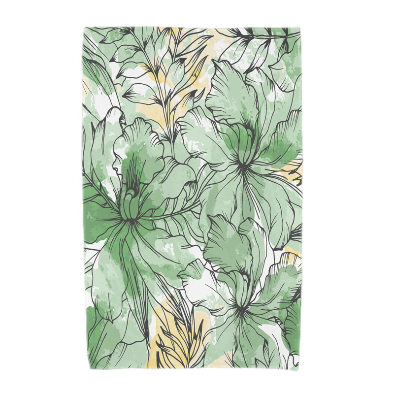 Serviette de plage Marlow, Vert