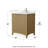 Palmilla Freestanding Single Bathroom Vanity with Quartz Top-114679319-124971913-124971914