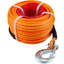 Synthetic Winch Rope 3/8" x 100ft, Winch Cable with G70 Hook 18740 Lbs