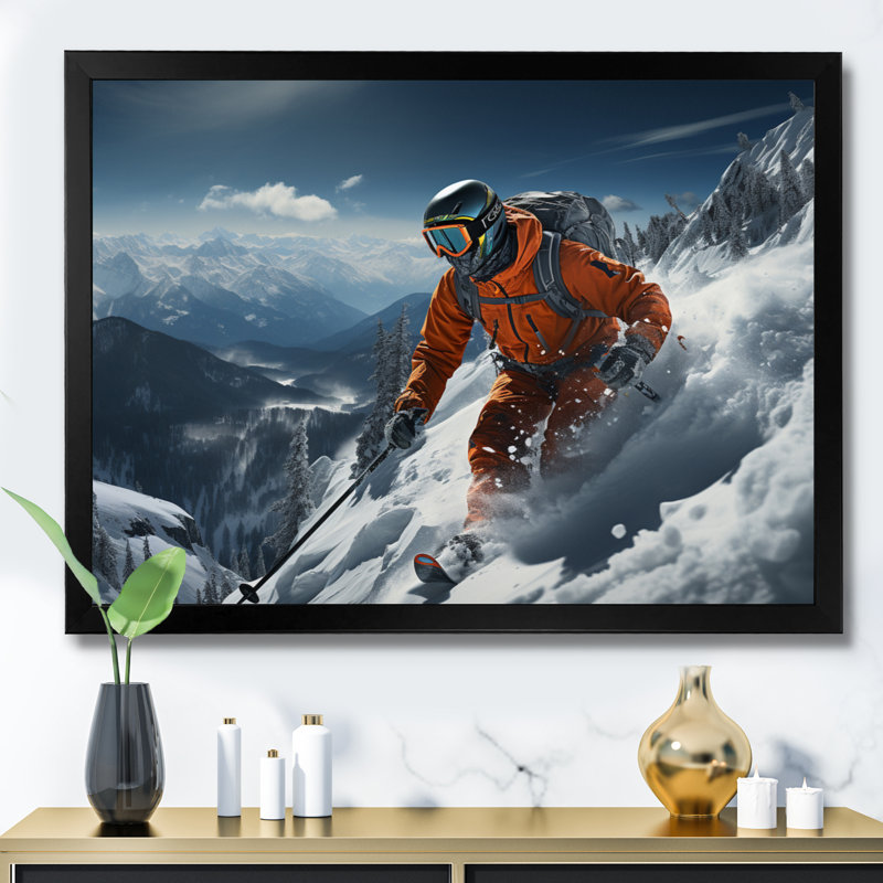 Canada Whistler Adventure II, reproduction d'art sur toile, H 12 po x l 20 po x P 1 po, Cadre photo noir