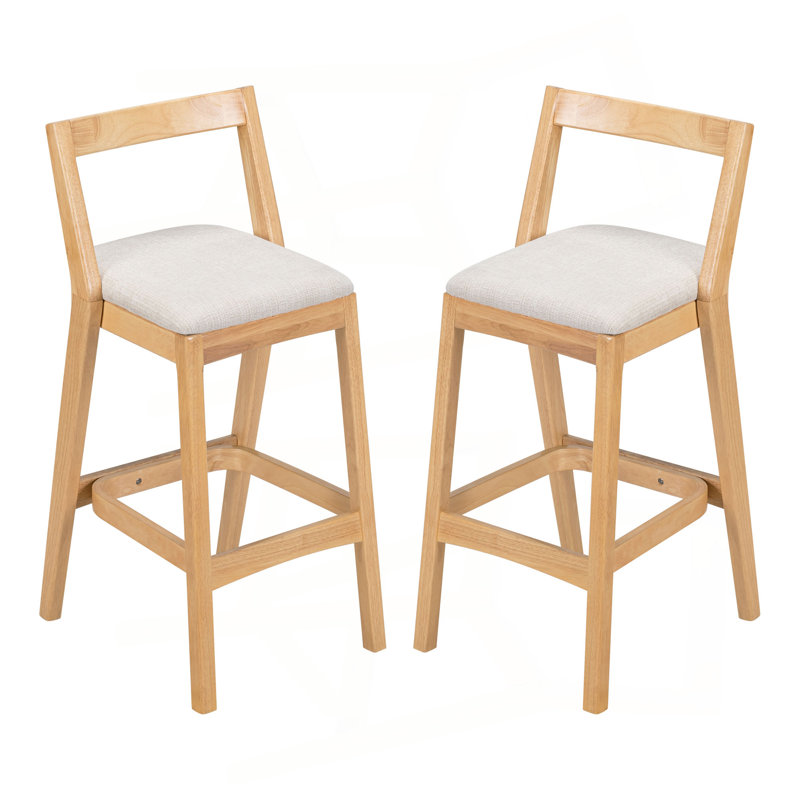 Tabouret de bar Jasper, Naturel