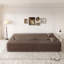 Canapé-lit moderne avec 2 coussins, canapé-lit convertible en tissu rembourré de mousse, matelas pliant double de 15 po pour le salon, lit d'invité, aucun assemblage requis-1505863278