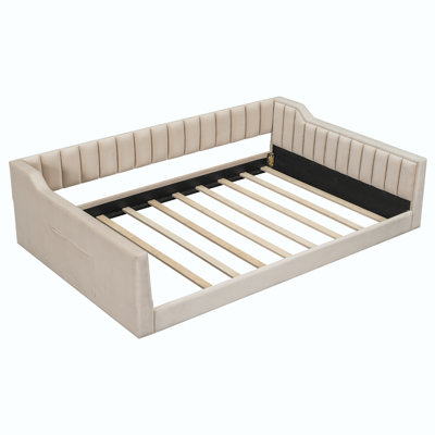 Upholstery Daybed and Side Storage pocket