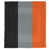 Black/Silver/Orange
