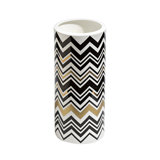 Missoni High Vase ZIG ZAG Diam. 6.3", H 14"