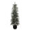 SEASONAL GREENERY TREE CEDAR FLOCKED POT 4FT