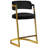 Wickley Upholstered Counter Stool with Metal Frame-2076311629