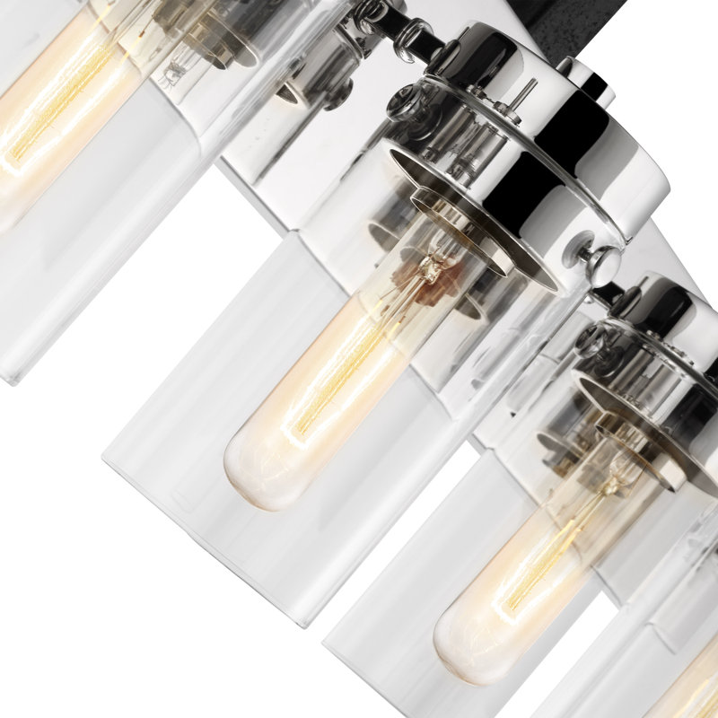 Glandorf 4 - Light Dimmable Vanity Light, Polished Nickel