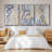 Linx I, ensemble de 3 toiles encadrées sur toile-97793191-97793192