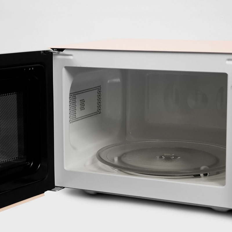 20 L 800W Countertop Microwave, Cream