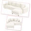 Canapé modulaire rembourré en tissu 4 places avec repose-pieds Modern-1168371814-1168371808