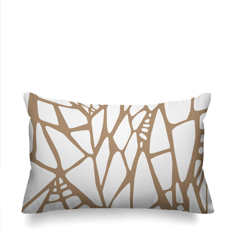 Outdoor Rectangular Pillow Cover & Insert, Beige
