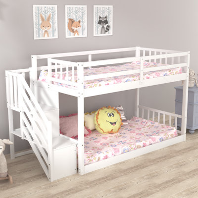 Errick Kids Twin Over Twin Bunk Bed