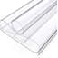 Sous-main de bureau Clear Clear, tapis de protection pour bureau à bord arrondi en PVC résistant à la chaleur et imperméable 31,5 pi X 15,7 po, antistatique