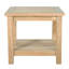 Bahama Outdoor Square Teak Side Table