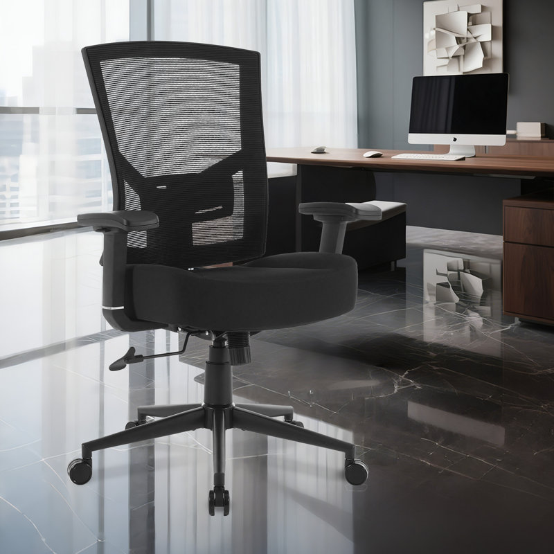 Grande et grande chaise de bureau de 600 lb avec un soutien lombaire pour un travail quotidien de huit heures en filet ergonomique