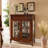 American-style solid wood wine cabinet