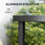 Square Outdoor Dining Table - 78 cm W 78 cm D