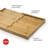 Copco Expandable Spice Organizer, Bamboo