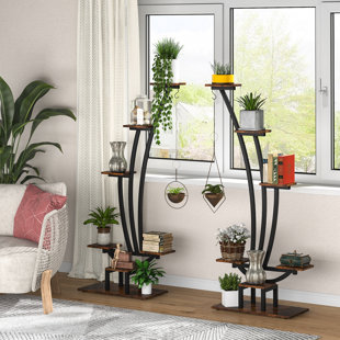 Free Form Multi-Tiered Plant Stand