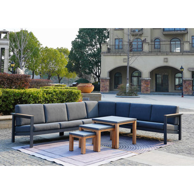 6 - Person Patio Conversation Set with Cushions